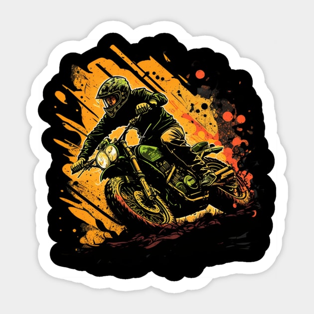 Bike rider sticker on sale